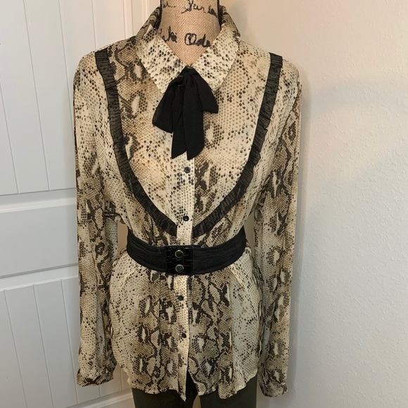 Snake Print Blouse - Picture 2 of 4